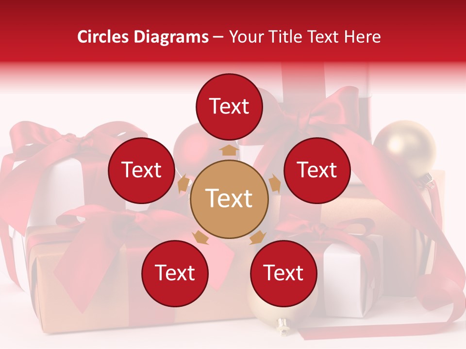 Decoration Square Photo PowerPoint Template