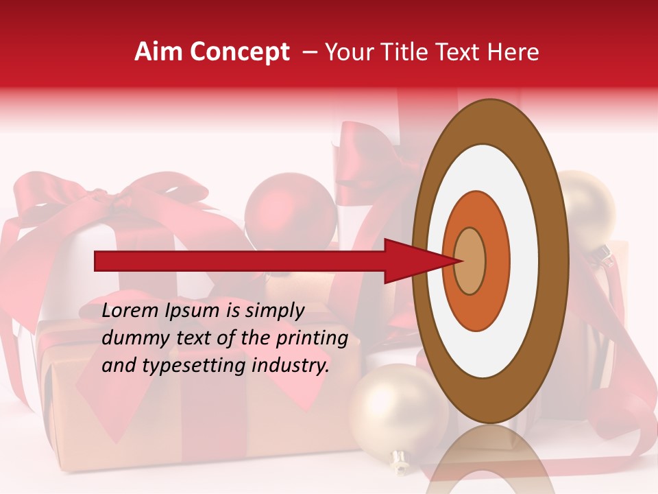 Decoration Square Photo PowerPoint Template