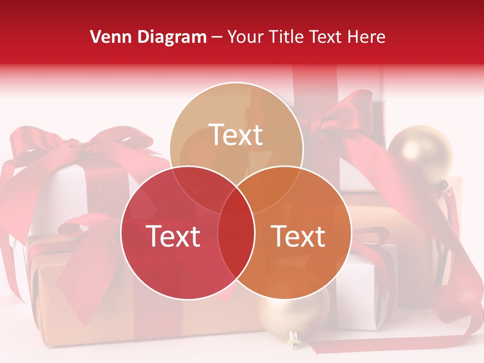 Decoration Square Photo PowerPoint Template