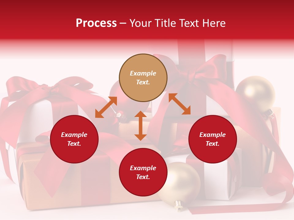 Decoration Square Photo PowerPoint Template