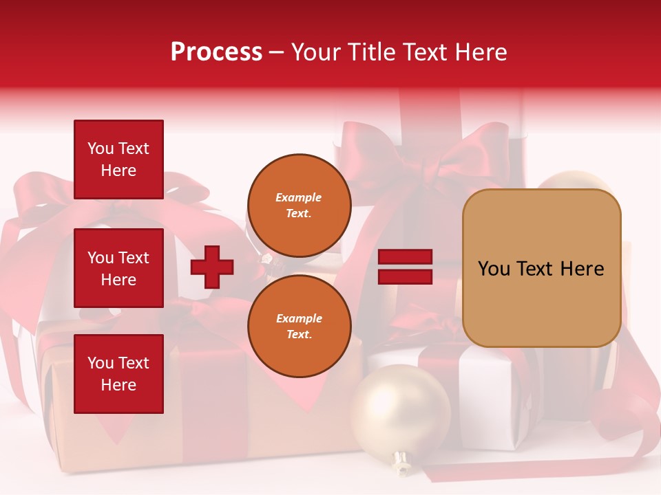 Decoration Square Photo PowerPoint Template