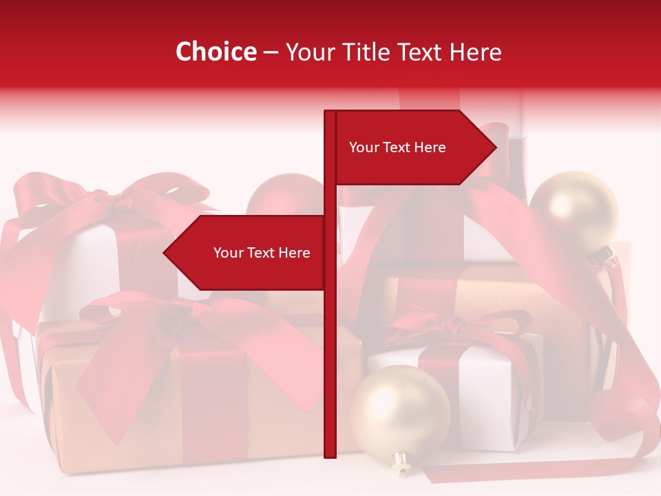 Decoration Square Photo PowerPoint Template