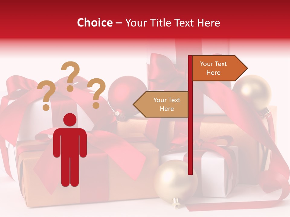 Decoration Square Photo PowerPoint Template