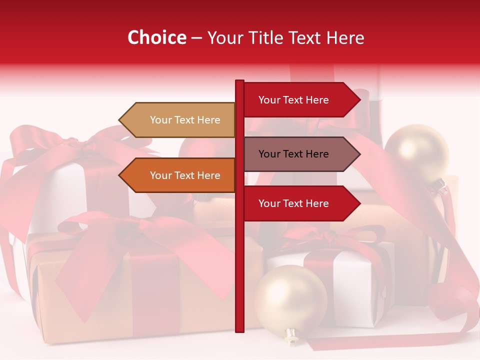 Decoration Square Photo PowerPoint Template
