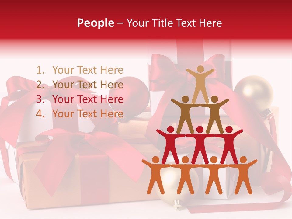 Decoration Square Photo PowerPoint Template