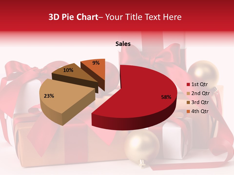 Decoration Square Photo PowerPoint Template