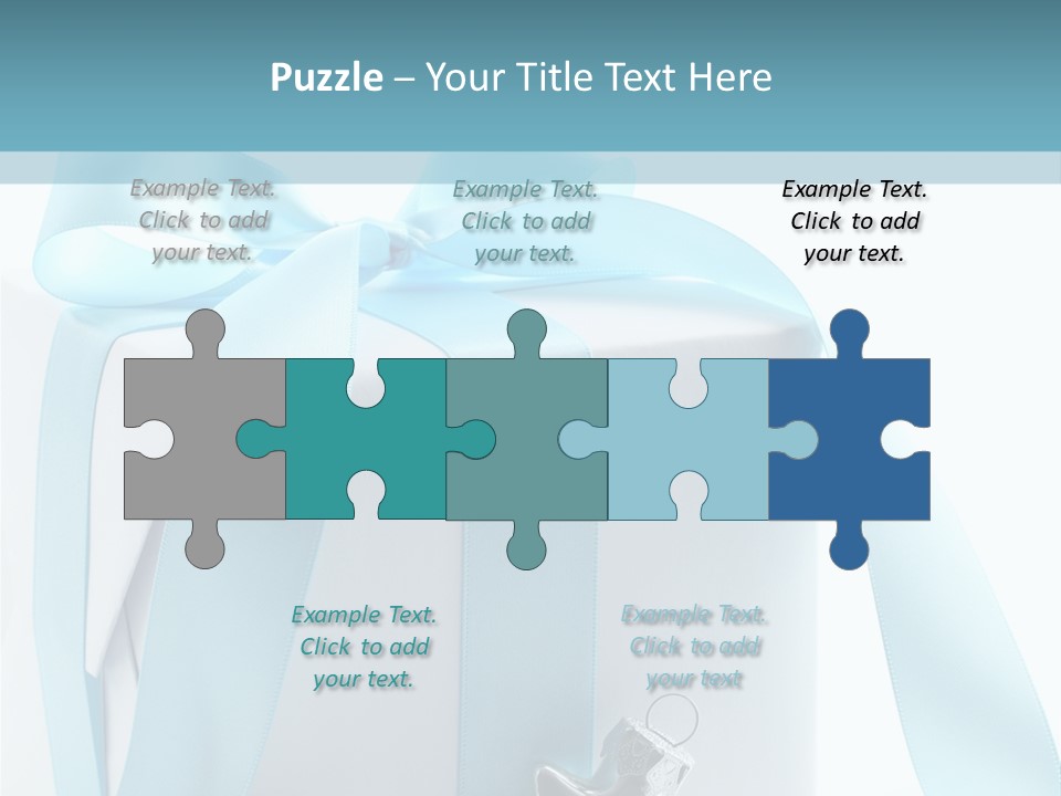 Box Paper Christmas PowerPoint Template