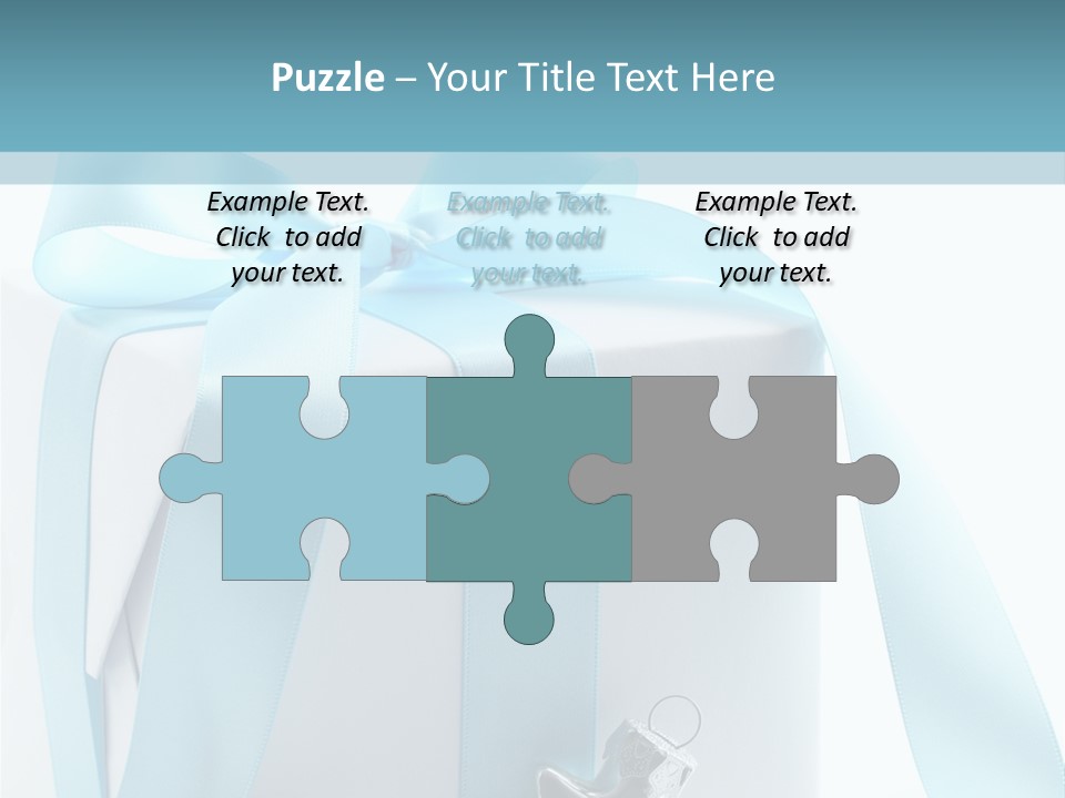 Box Paper Christmas PowerPoint Template