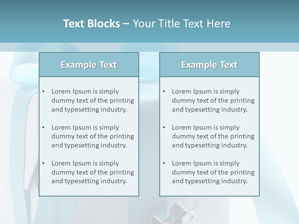 Box Paper Christmas PowerPoint Template
