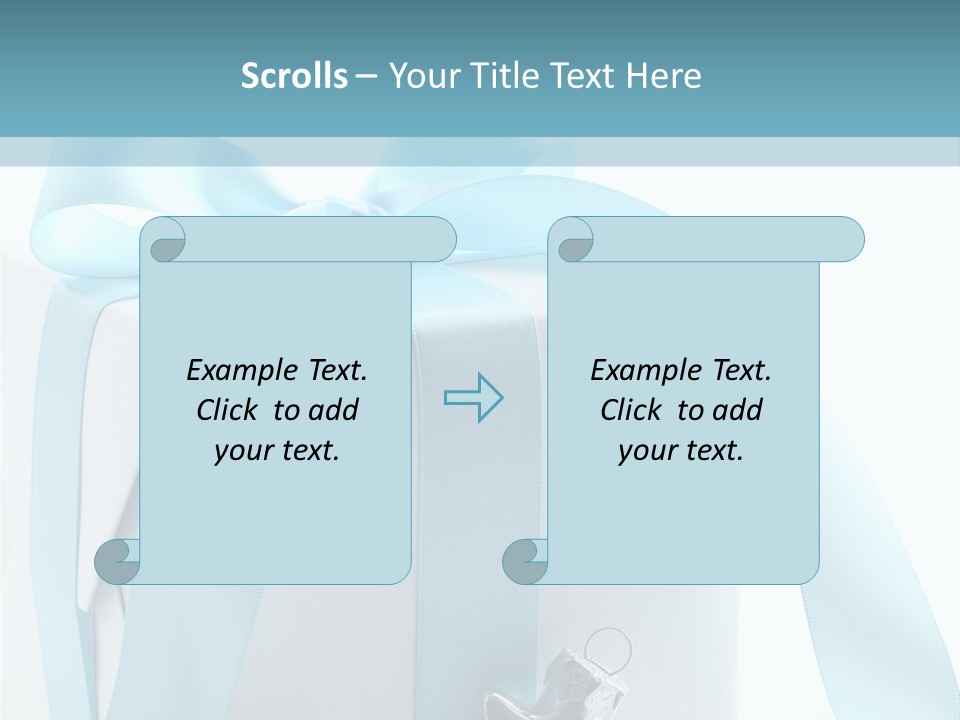 Box Paper Christmas PowerPoint Template