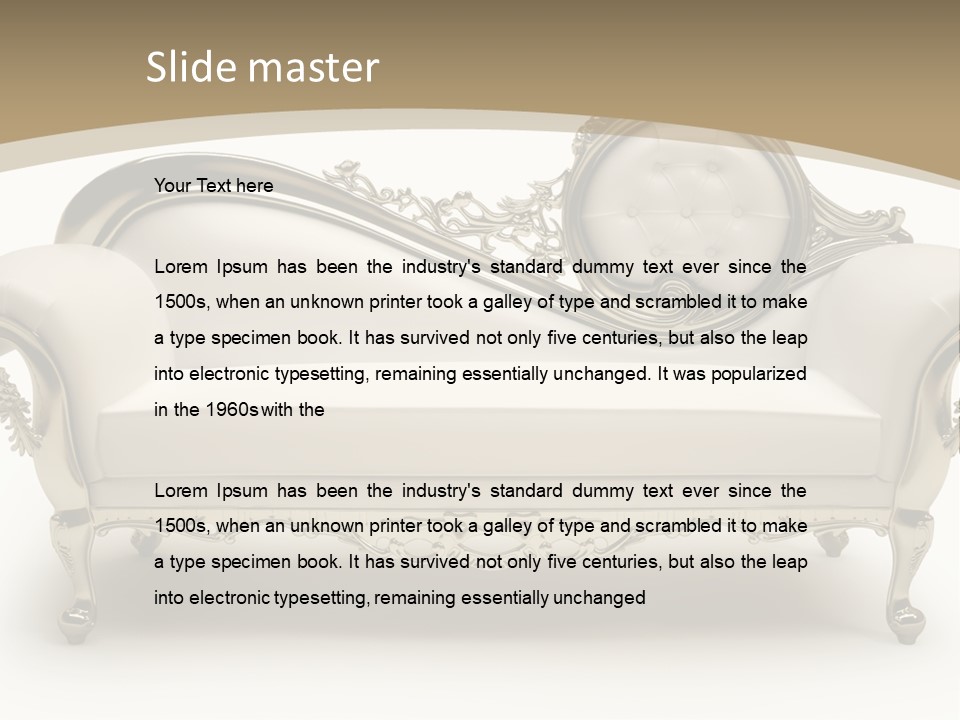 Interiors Old Modern PowerPoint Template