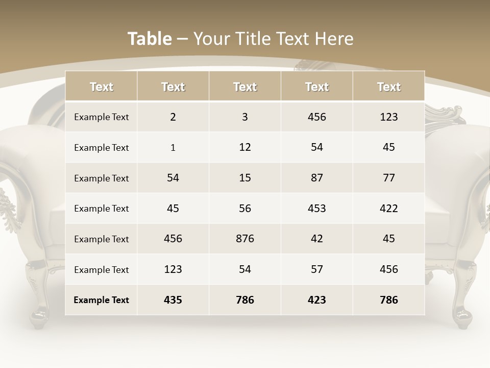 Interiors Old Modern PowerPoint Template