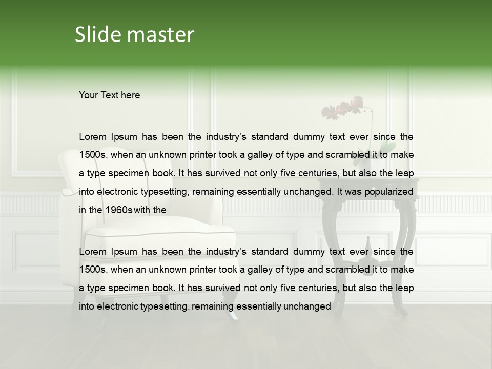 Orchid Apartment Vibrant PowerPoint Template