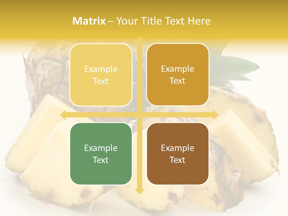 Healthy Isolated Cut PowerPoint Template