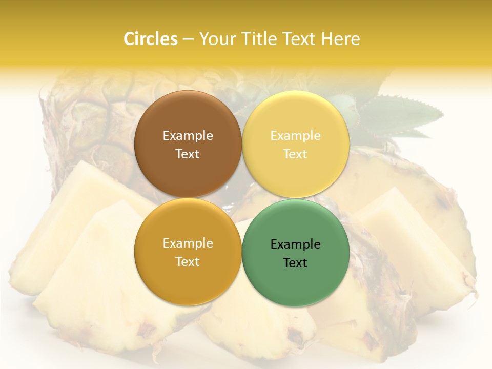 Healthy Isolated Cut PowerPoint Template