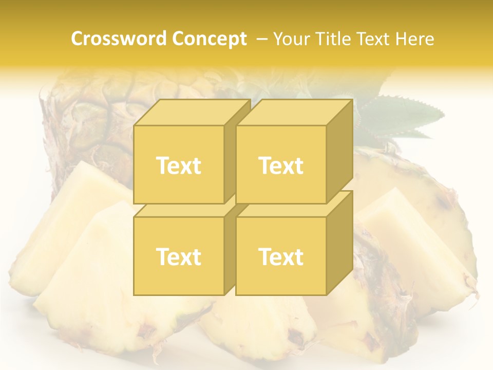 Healthy Isolated Cut PowerPoint Template
