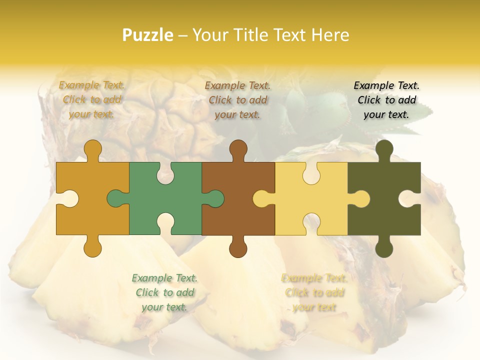 Healthy Isolated Cut PowerPoint Template