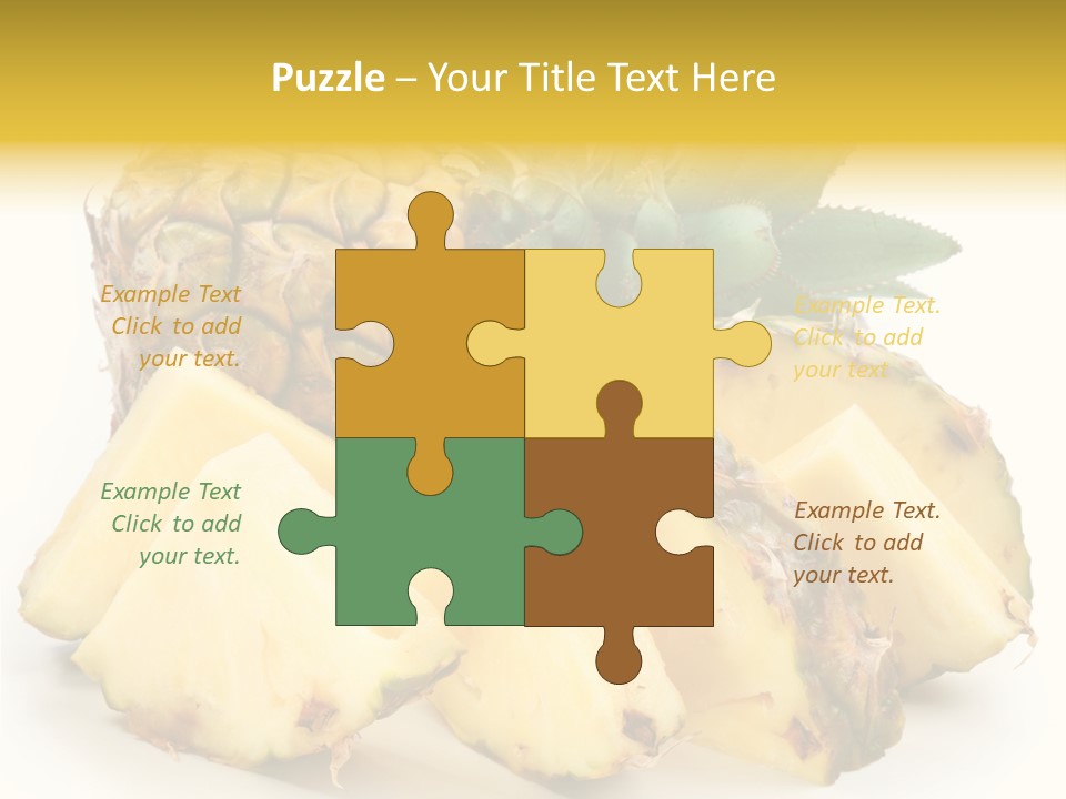 Healthy Isolated Cut PowerPoint Template