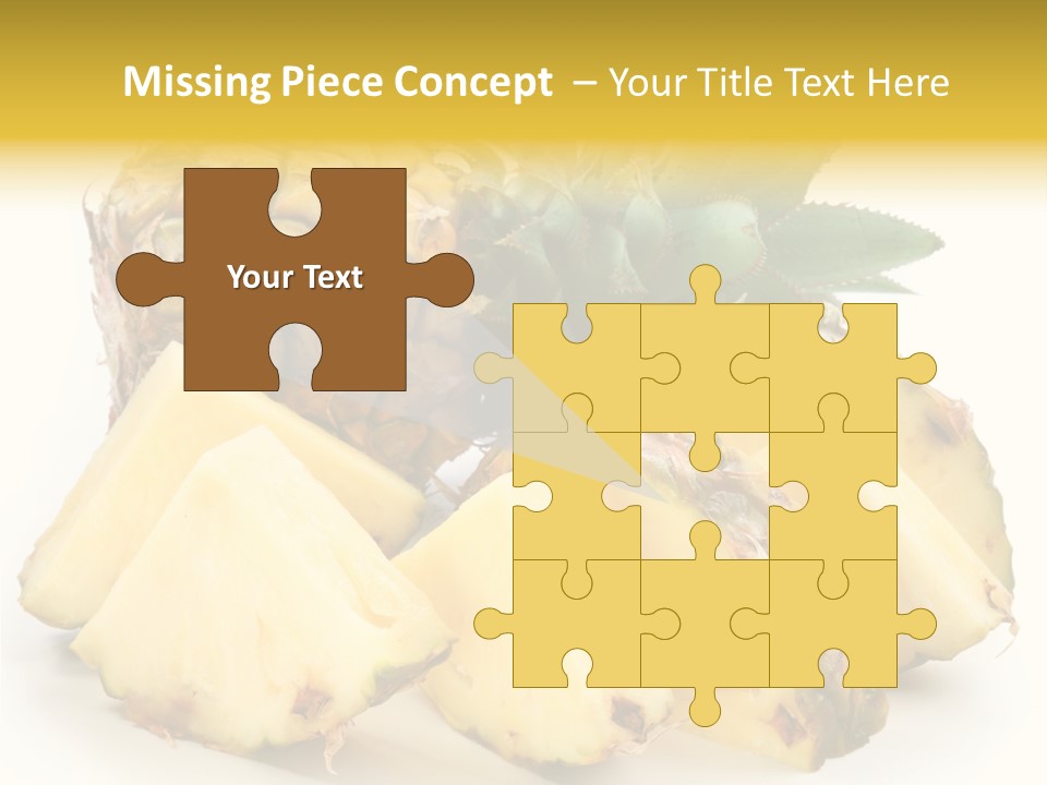 Healthy Isolated Cut PowerPoint Template