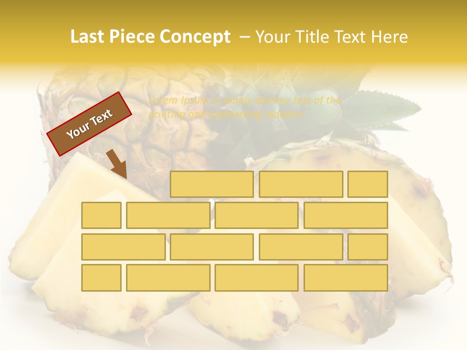 Healthy Isolated Cut PowerPoint Template