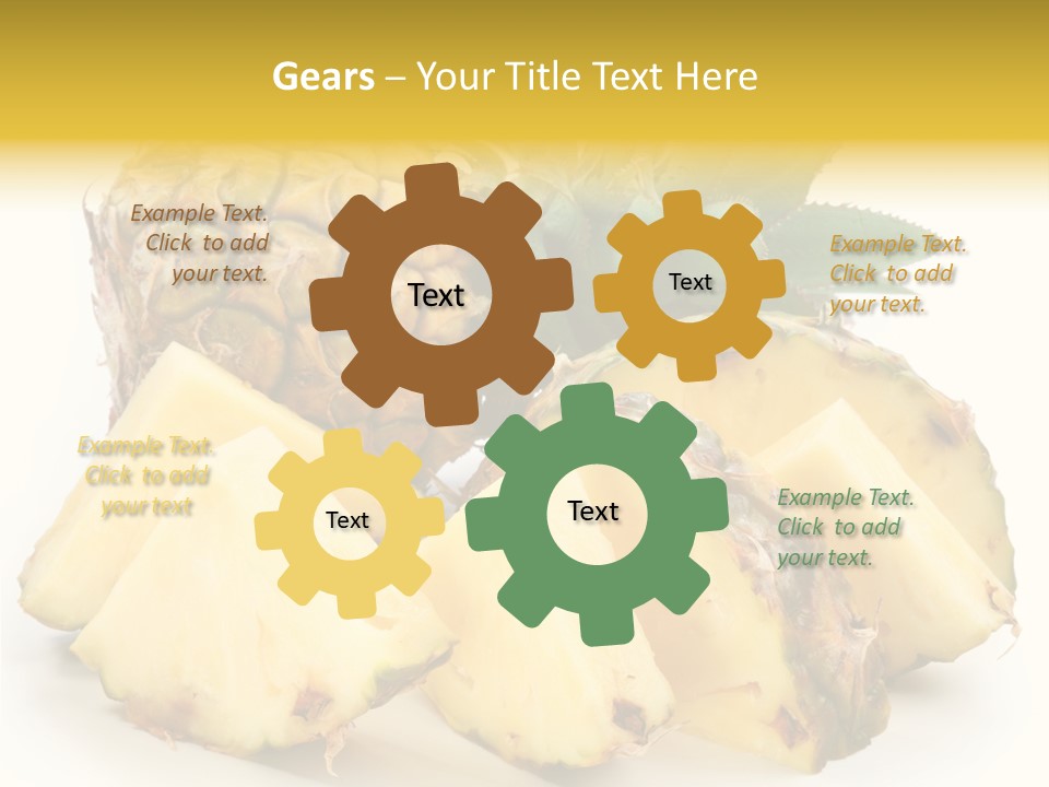 Healthy Isolated Cut PowerPoint Template