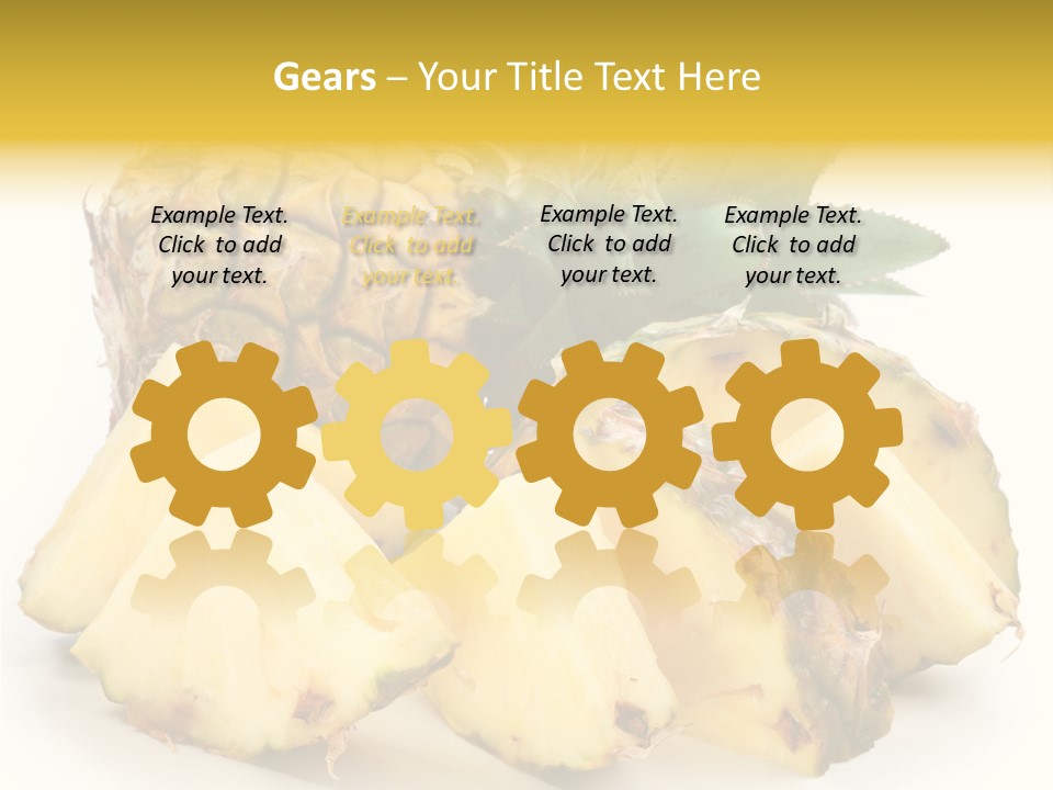 Healthy Isolated Cut PowerPoint Template