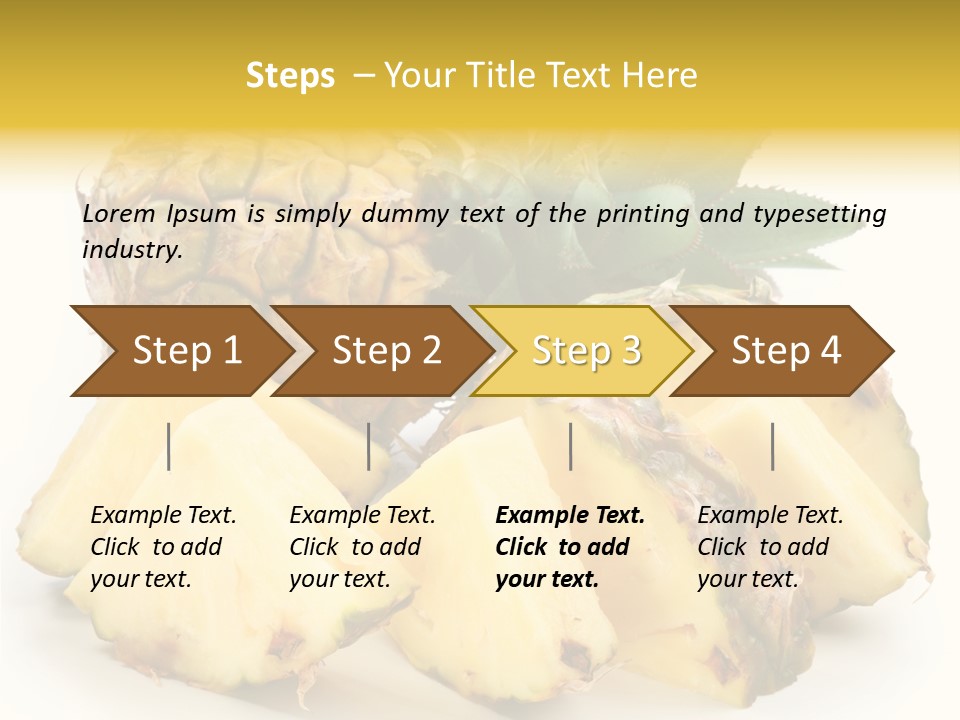 Healthy Isolated Cut PowerPoint Template