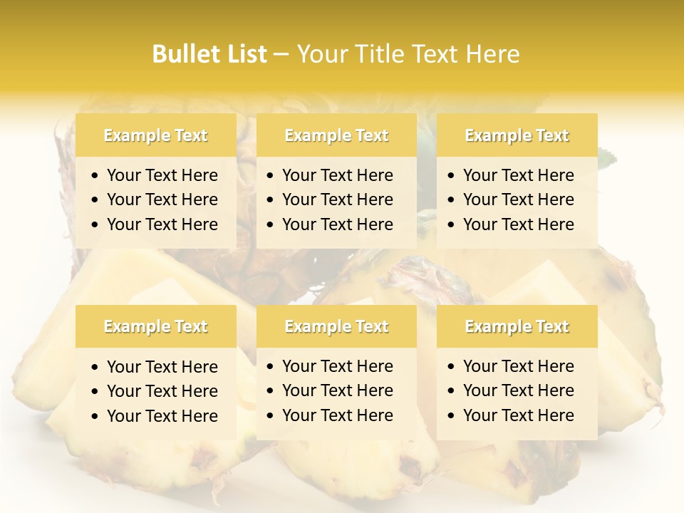 Healthy Isolated Cut PowerPoint Template