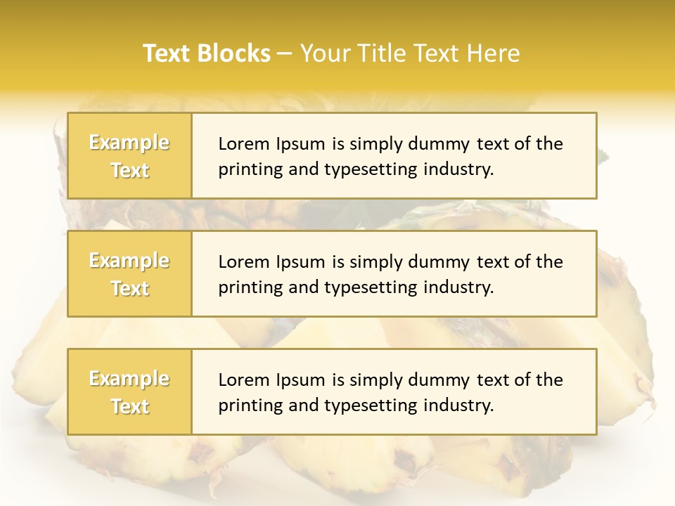 Healthy Isolated Cut PowerPoint Template