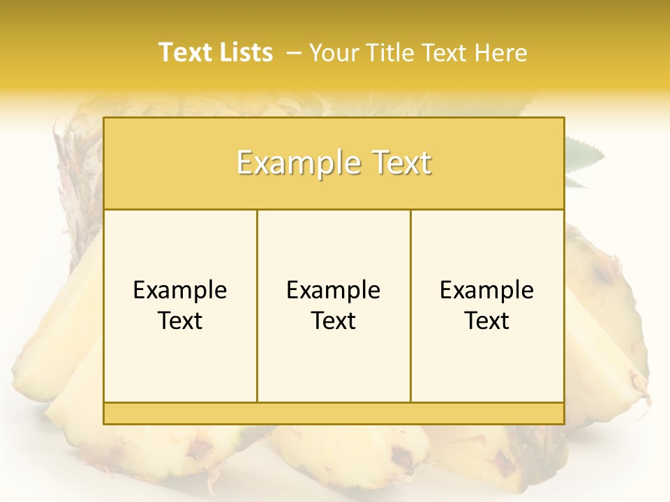 Healthy Isolated Cut PowerPoint Template