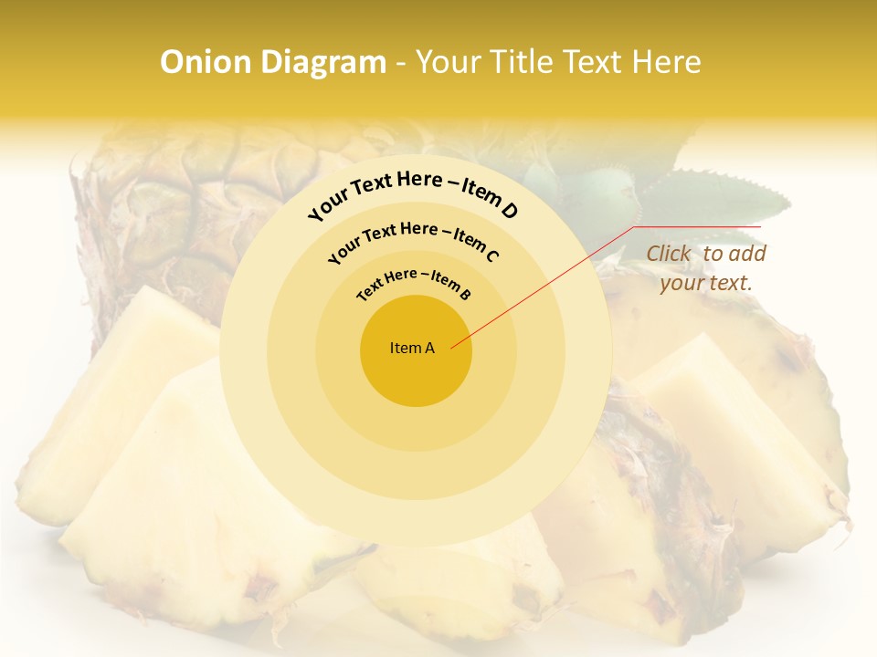 Healthy Isolated Cut PowerPoint Template