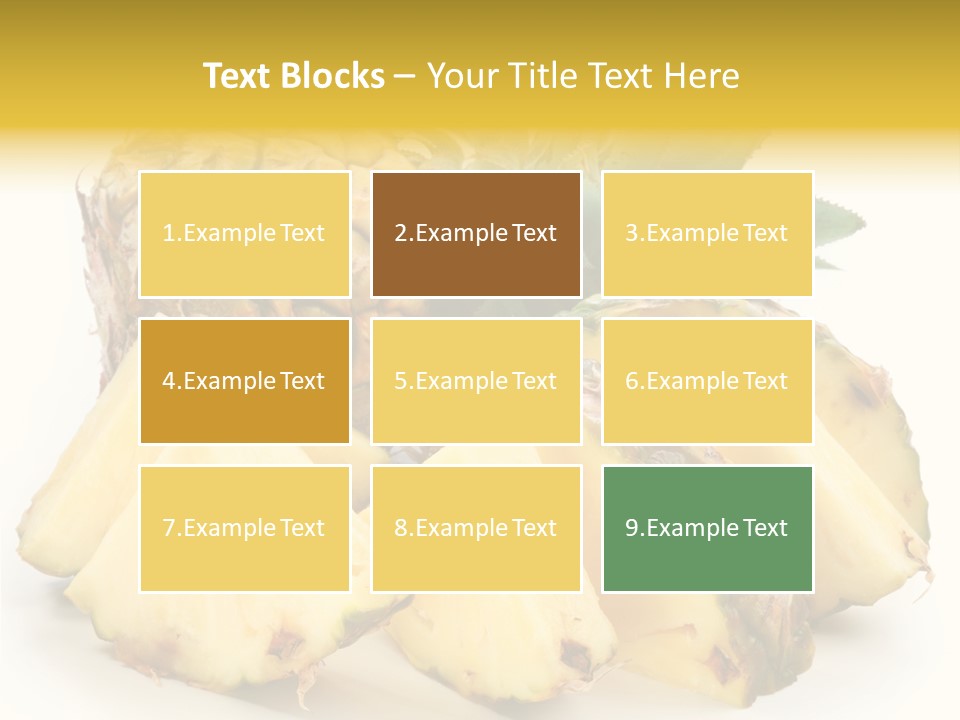 Healthy Isolated Cut PowerPoint Template