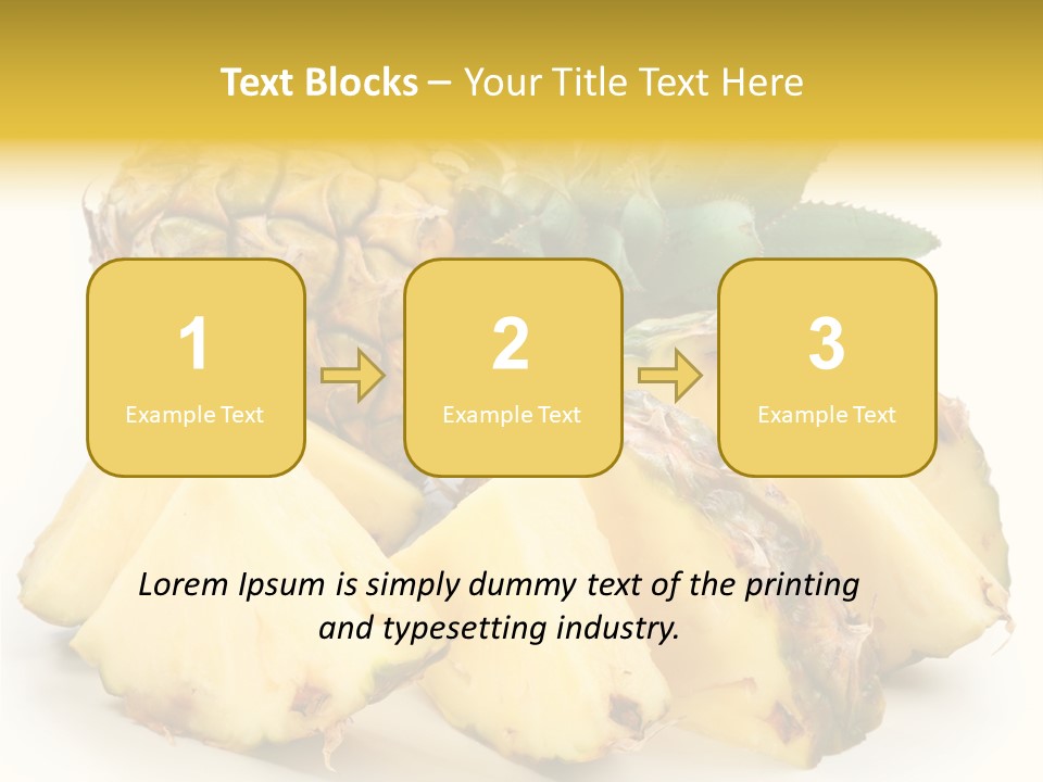 Healthy Isolated Cut PowerPoint Template