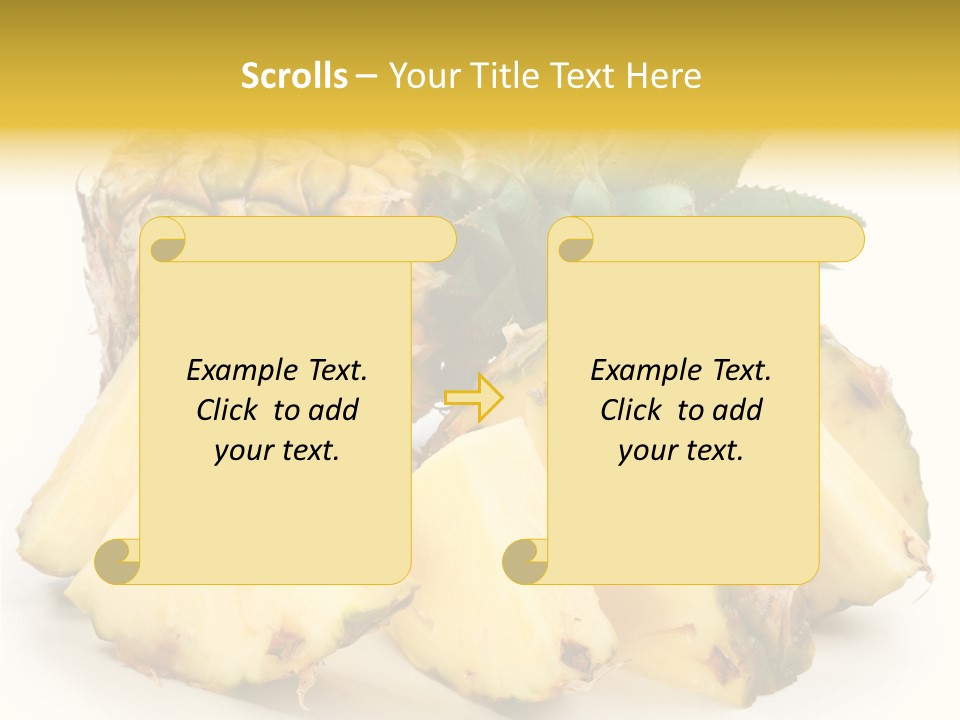 Healthy Isolated Cut PowerPoint Template