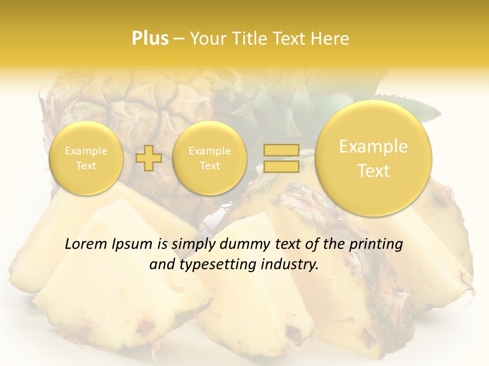 Healthy Isolated Cut PowerPoint Template