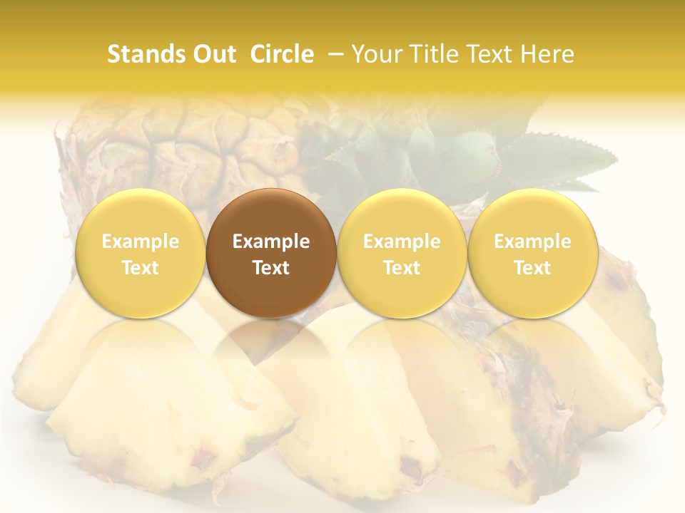 Healthy Isolated Cut PowerPoint Template