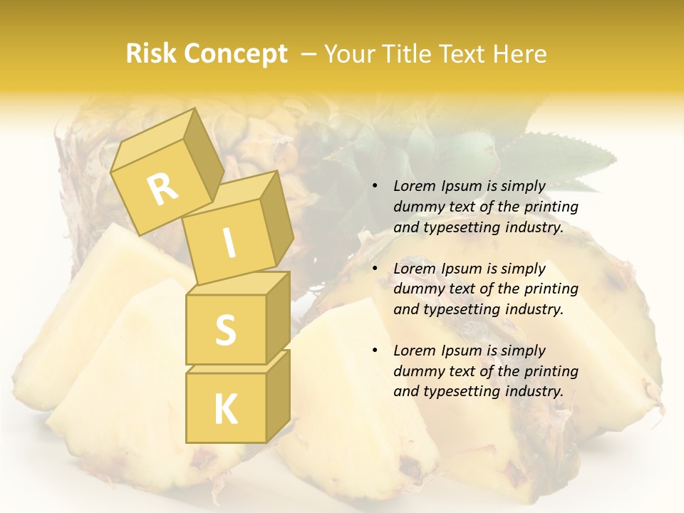 Healthy Isolated Cut PowerPoint Template