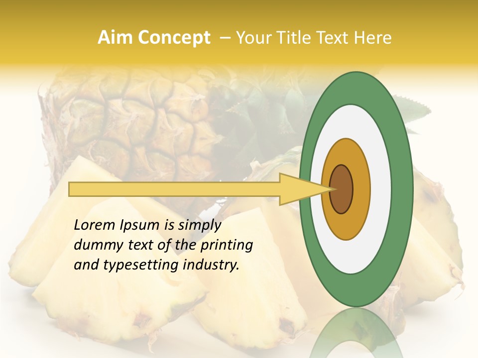 Healthy Isolated Cut PowerPoint Template