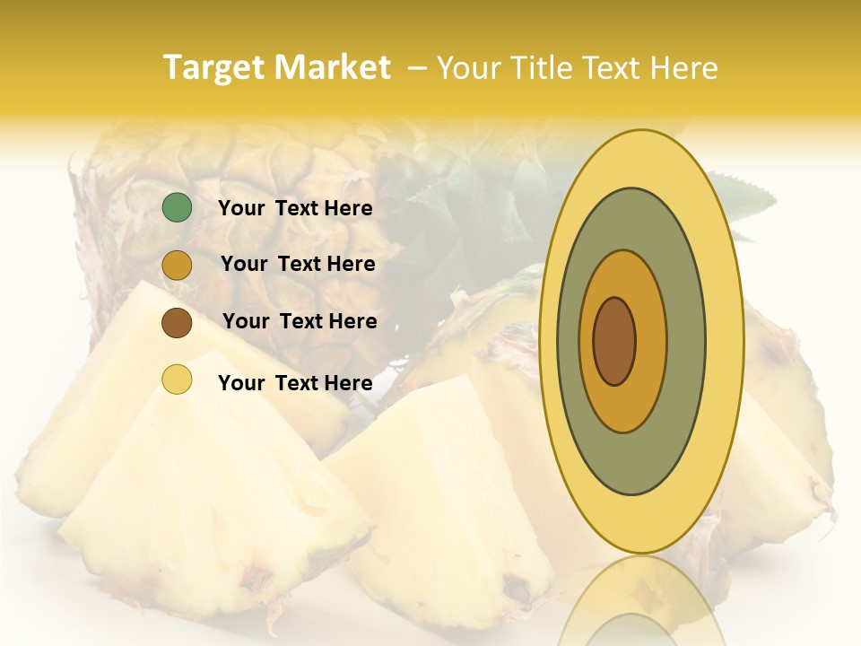 Healthy Isolated Cut PowerPoint Template