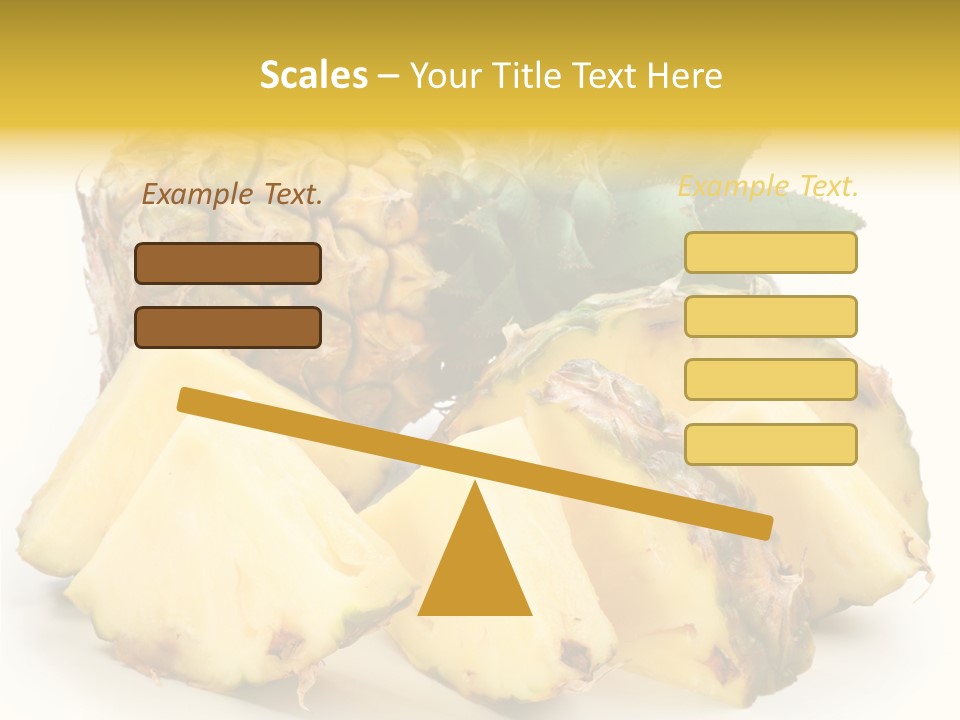 Healthy Isolated Cut PowerPoint Template