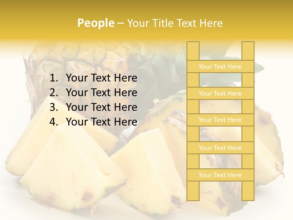 Healthy Isolated Cut PowerPoint Template