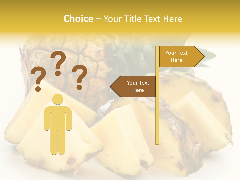 Healthy Isolated Cut PowerPoint Template
