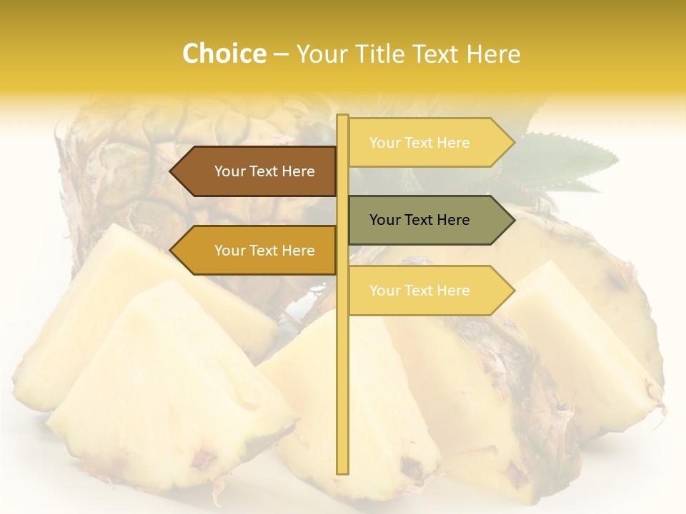 Healthy Isolated Cut PowerPoint Template