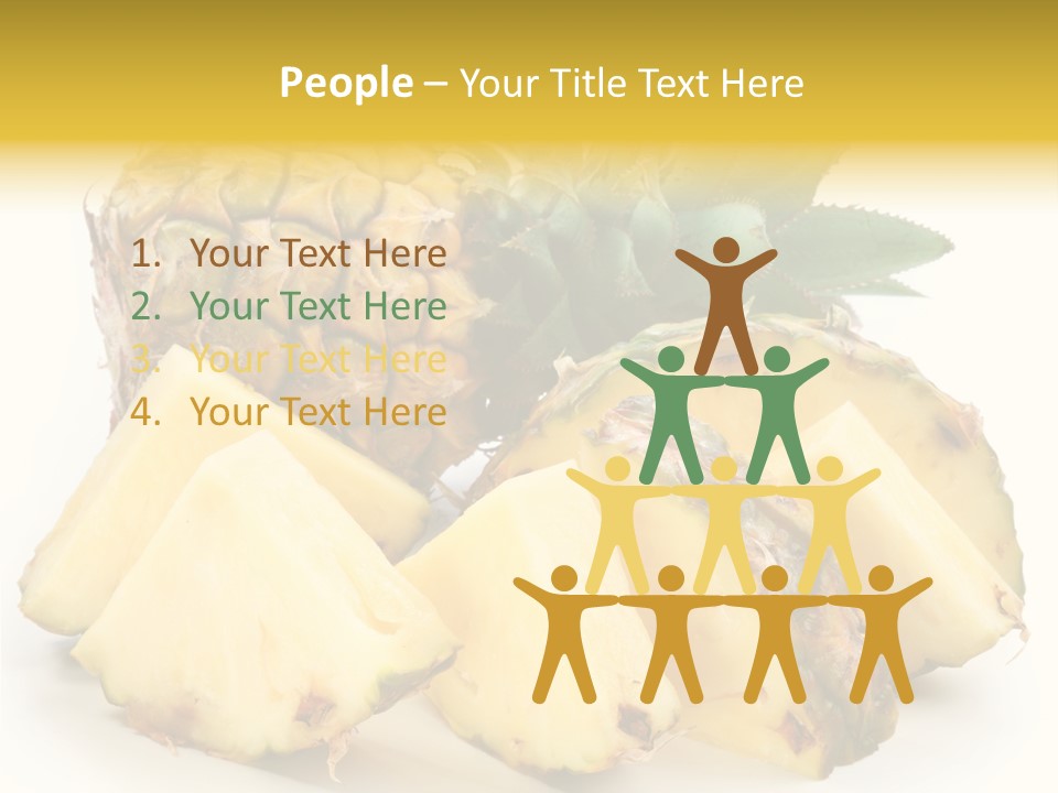 Healthy Isolated Cut PowerPoint Template