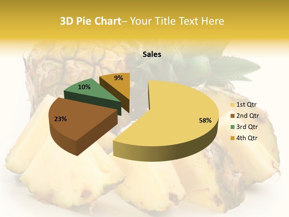 Healthy Isolated Cut PowerPoint Template