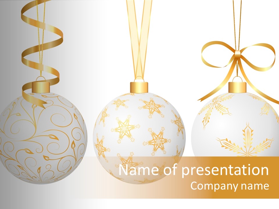 Abstract Festive Isolated PowerPoint Template