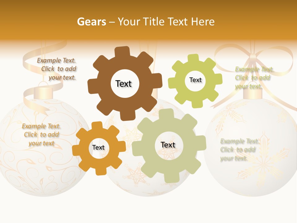 Abstract Festive Isolated PowerPoint Template