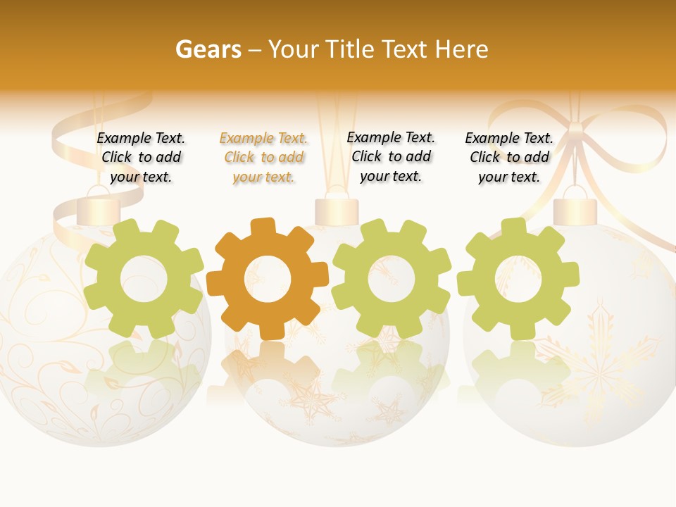 Abstract Festive Isolated PowerPoint Template