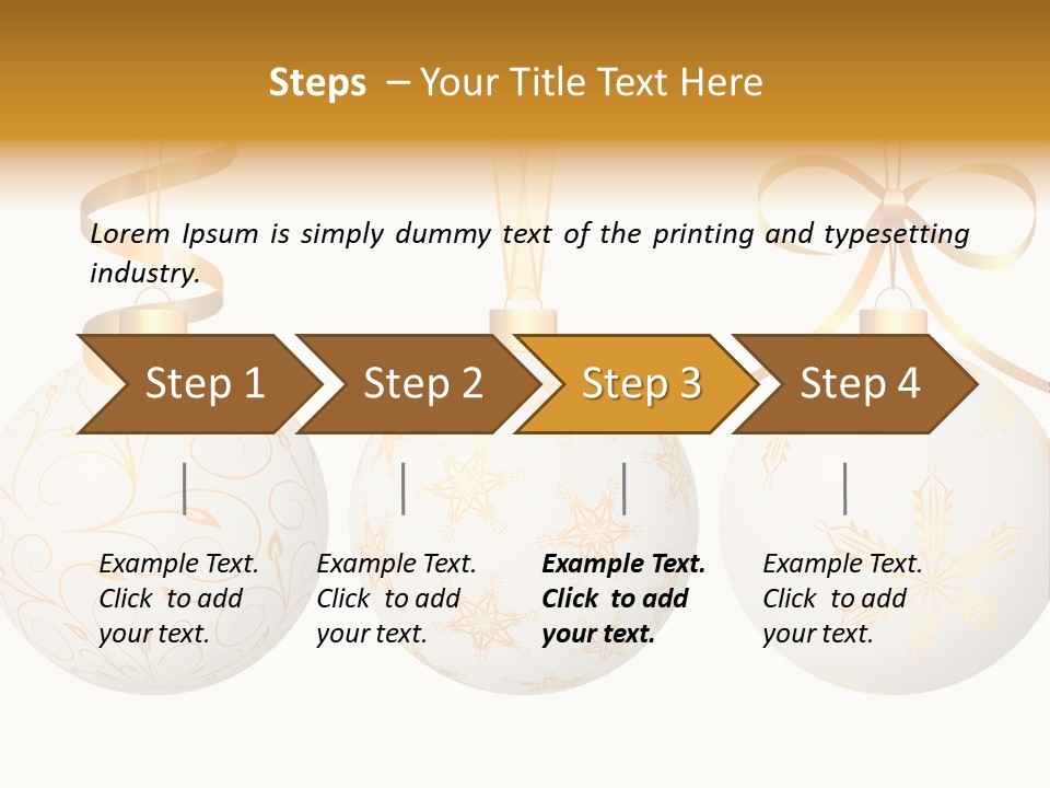 Abstract Festive Isolated PowerPoint Template