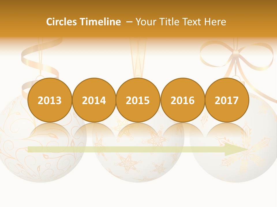 Abstract Festive Isolated PowerPoint Template